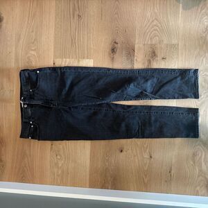 Original S Madewell Unisex Jeans Size 26 Black 5 Pocket Button Closure